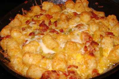 Bacon, Egg, and Tater Tot Casserole