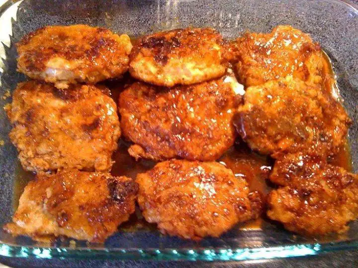Crunchy Honey Garlic Pork Chops And You Can Use Chicken