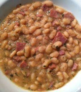 Crockpot White Bean and Ham Soup