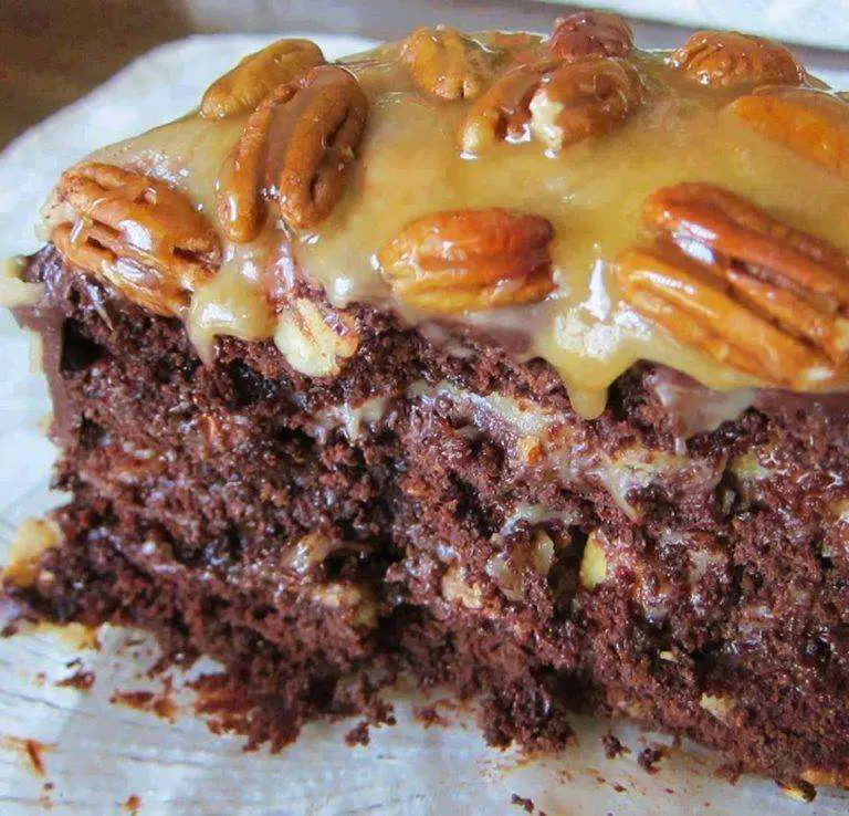 Easy Homemade Chocolate Turtle Cake Recipe