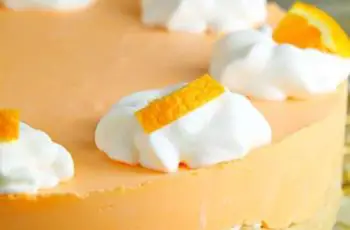 No Bake Orange Creamsicle Cheesecake !