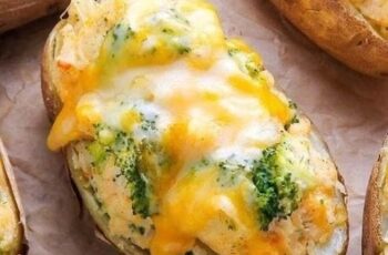 Broccoli and Cheddar Potatoes